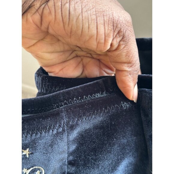 ASH Eros Velvet Boho Black Tall Boots Embroidered Over-The-Knee Sz 37 US 6.5 - Picture 12 of 16